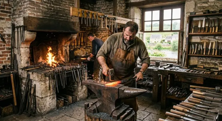 Les savoir-faire artisanaux du Forez : coutellerie, passementerie et métiers d'art de la Loire