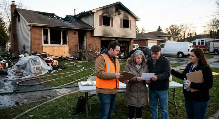 Après l'incendie d'une habitation : accompagnement et démarches assurance