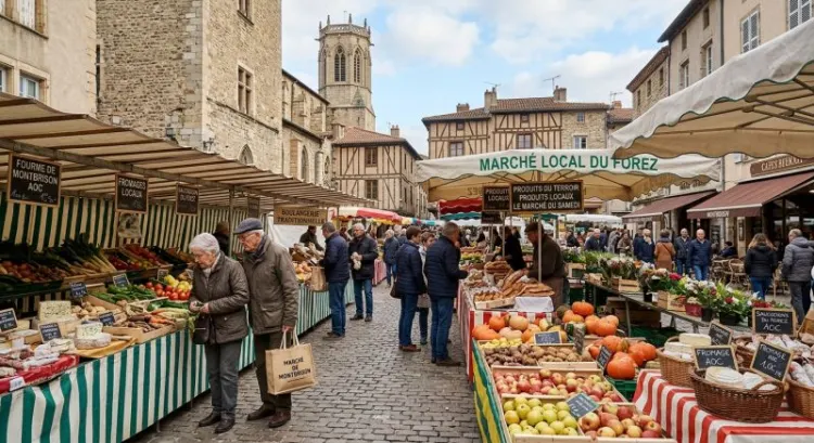 Les marchés locaux du Forez : guide des meilleurs marchés de la Loire