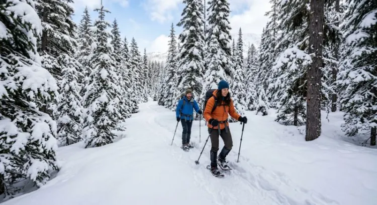 Les Monts du Forez en hiver : ski de fond, raquettes et stations de Chalmazel