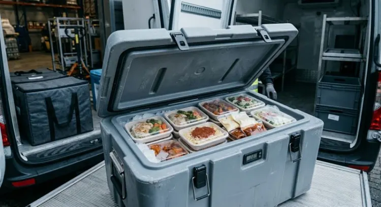 Transporter des plats préparés sans rupture de la chaîne du froid